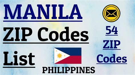 manila postal code